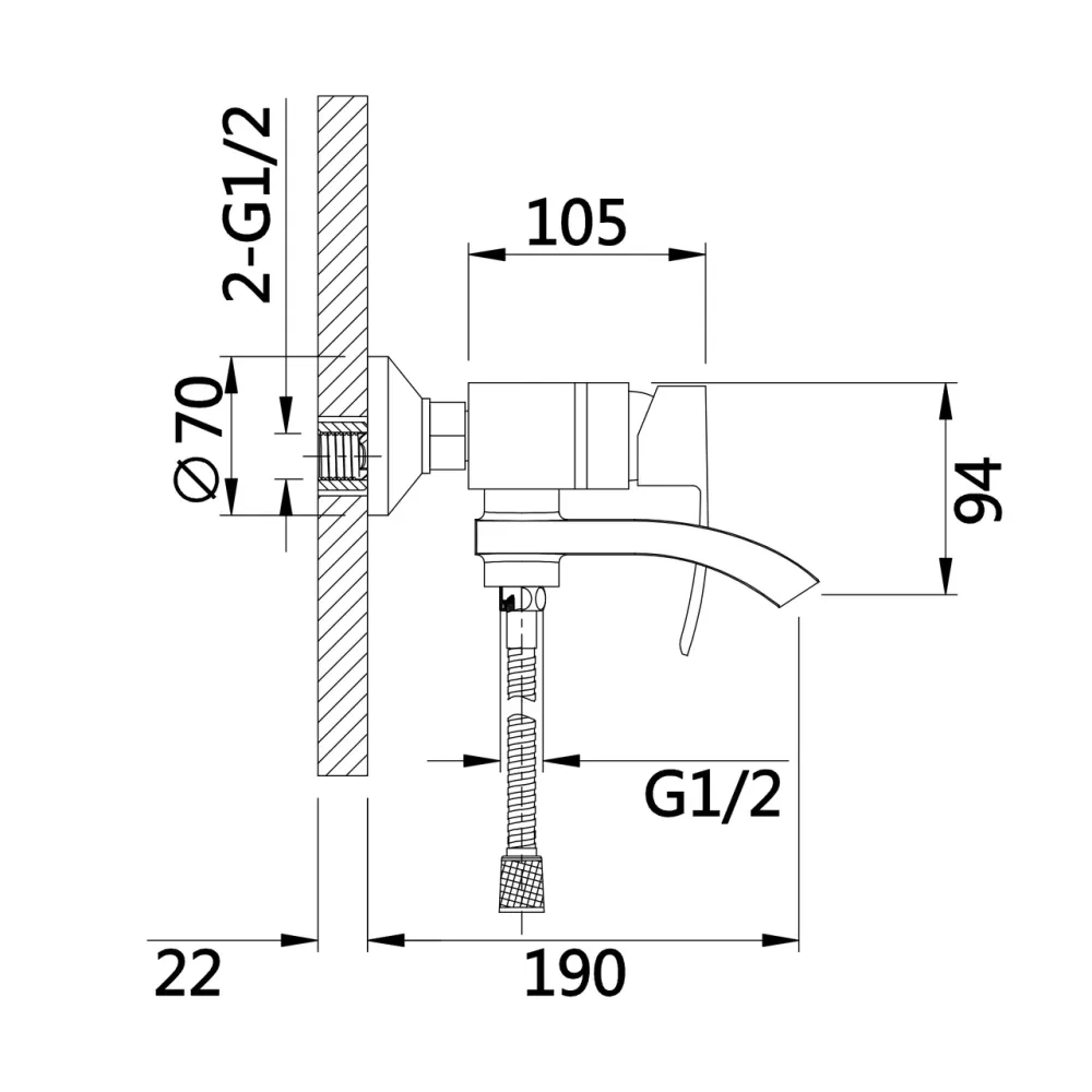 Смеситель для ванны Qtap Swan Cascada с поворотным изливом (c душевым гарнитуром) QTSWA260CRM45565 Chrome Киев - изображение 2
