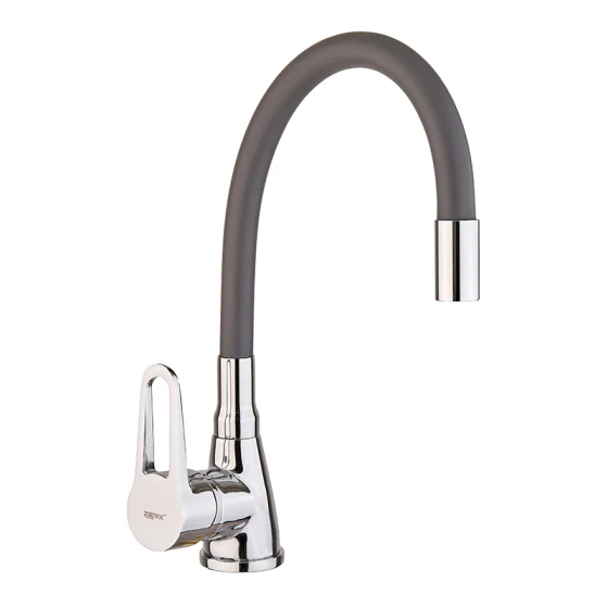 Кухонный смеситель Zerix SOP7 045 Reflector Gray ZX4651 Харьков