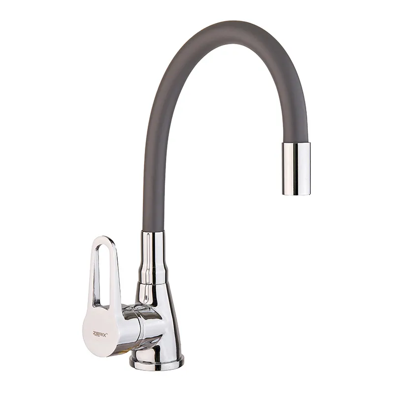 Кухонный смеситель Zerix SOP7 045 Reflector Gray ZX4651 Харьков - изображение 1
