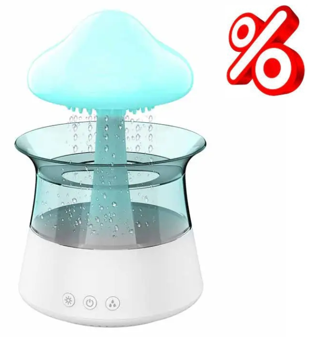 Увлажнитель воздуха Rainfall с эффектом дождя белый Днепр - изображение 1