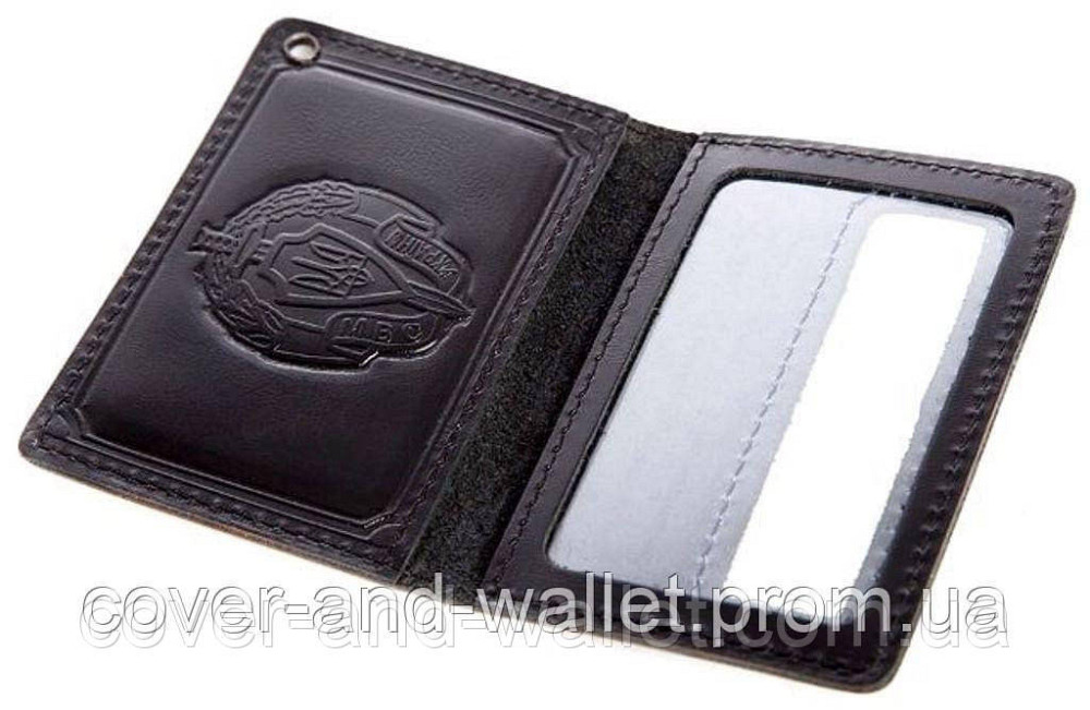 Шкіряна обкладинка на посвідчення Міністерство внутрішніх справ (МВС) Київ - фото 5