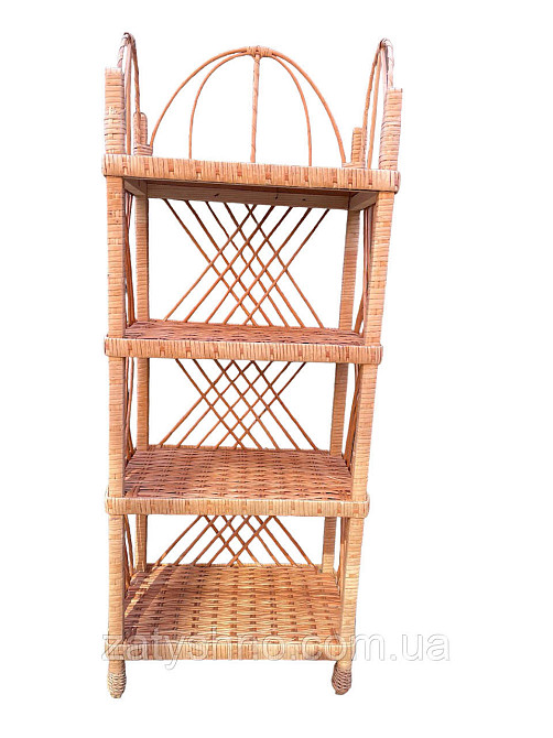 Етажерка плетеная на 4 полки Киев - изображение 4