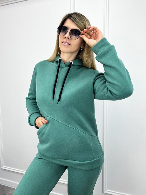Жіночий спортивний костюм на флісі "Impuls" оптом | Батал | Розпродаж моделі Київ - фото 5