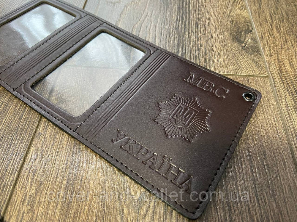 Генеральская обложка МВД (Министерство внутренних дел) в три сложения Киев - изображение 3