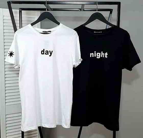 Парные футболки для влюбленных парня и девушки - Day \ Night Черновцы