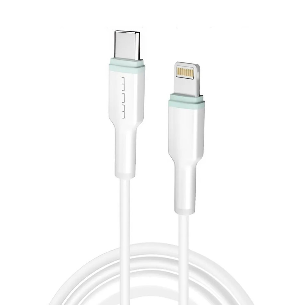 Кабель Type-C на Lightning 1м, 20W, білий Київ - фото 1