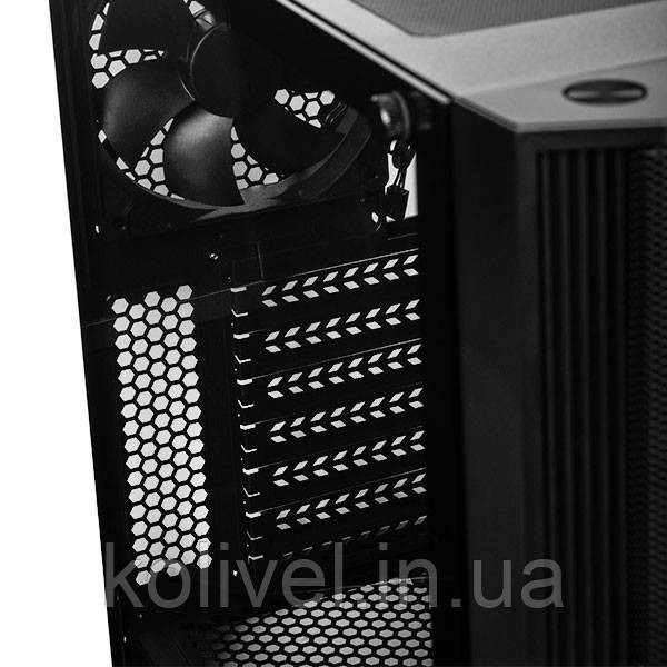 Корпус LogicConcept AGIR MESH+GLASS fan 120mm BLACK без БЖ ATX (AT-AGIR-MG-10-000000-0002) Киев - изображение 6