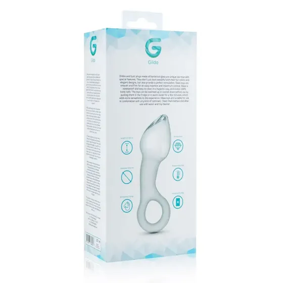 Скляний стимулятор простати Gildo Glass Prostate Plug No. 13 Львів