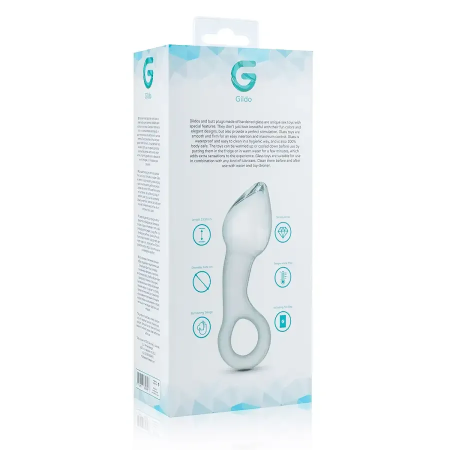 Скляний стимулятор простати Gildo Glass Prostate Plug No. 13 Львів - фото 5