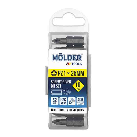 Набор бит Molder PZ1x25мм 10шт Львов