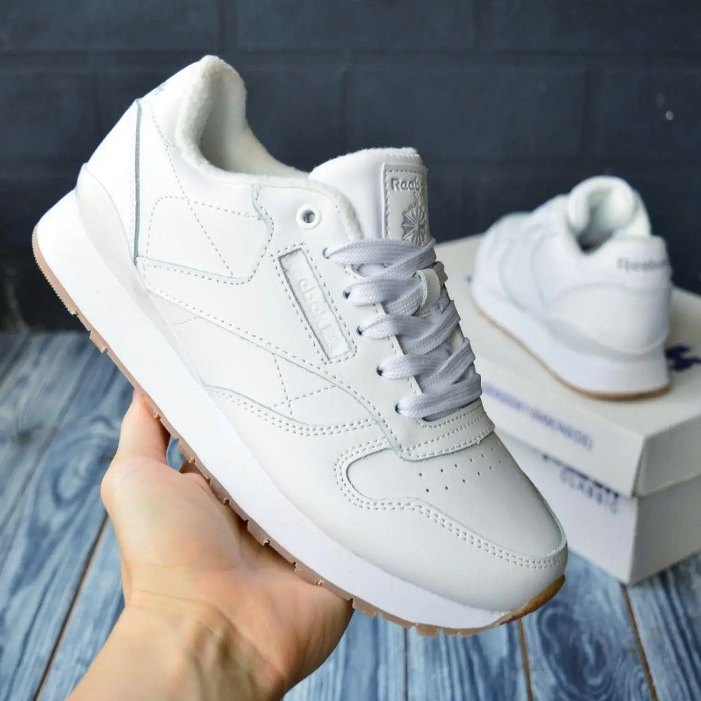 Женские Кроссовки Reebok Classic Белые Рибок Кожаные (размеры: 36,37,38,39,40,41,42,43) Днепр - изображение 1