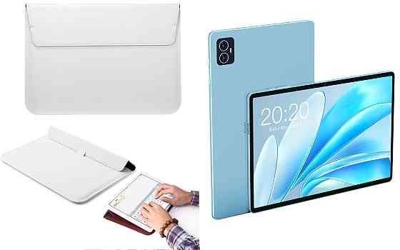 Чехол-конверт VitoCase для Teclast M50, M50 Pro, M50HD, с функцией подставки для планшета Белый Киев