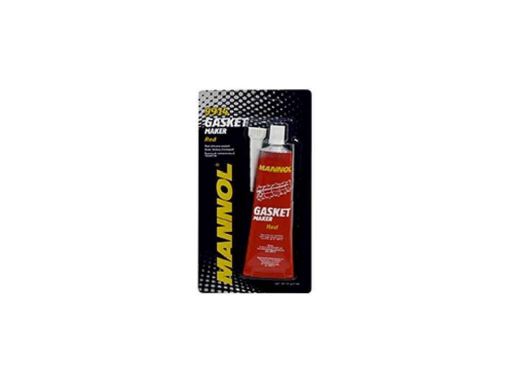 Герметик высокотемпературный красный 9914 Silicone-Gasket red 85g ТМ MANNOL Sollmir Киев - изображение 1
