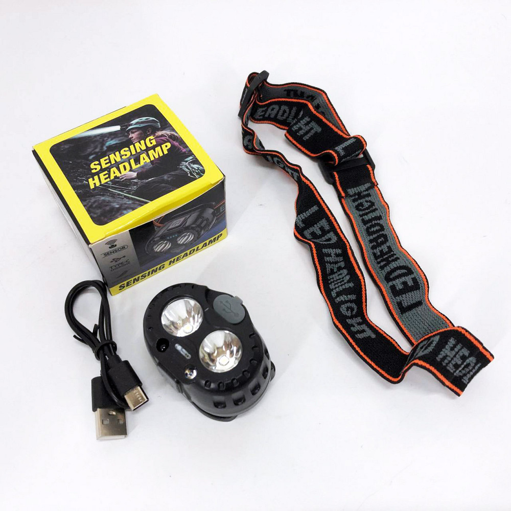 Налобный фонарь для рыбалки кемпинга Bailong 666-2 XPL, Фонарь для походов на лоб RW-22 Львов - изображение 8