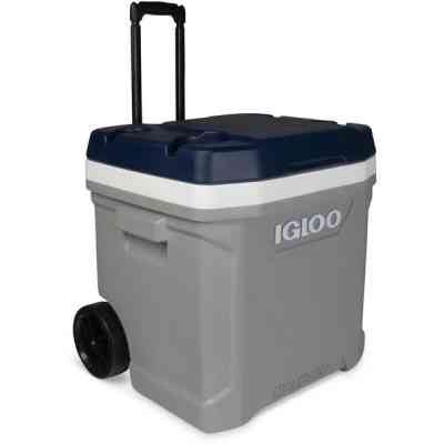 Термобокс Igloo Maxcold Latitude 62 Roller 56 л Grey/Blue (0342233469668) Вінниця