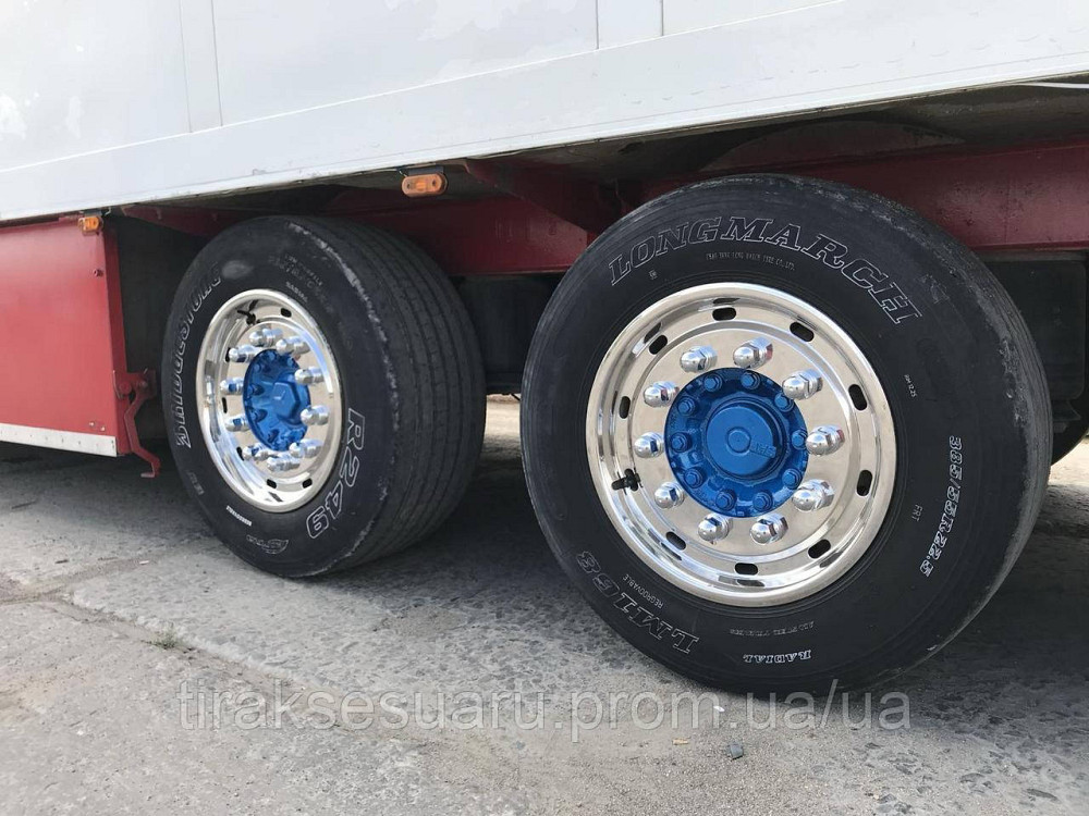 Колпак колеса 22,5 ЕТ120 (нержавійка) Колпак  22,5 ЕТ120 Ковпаки на причеп 22.5 ЕТ120 Ковпаки передні  22.5 ЕТ120 Луцьк - фото 4