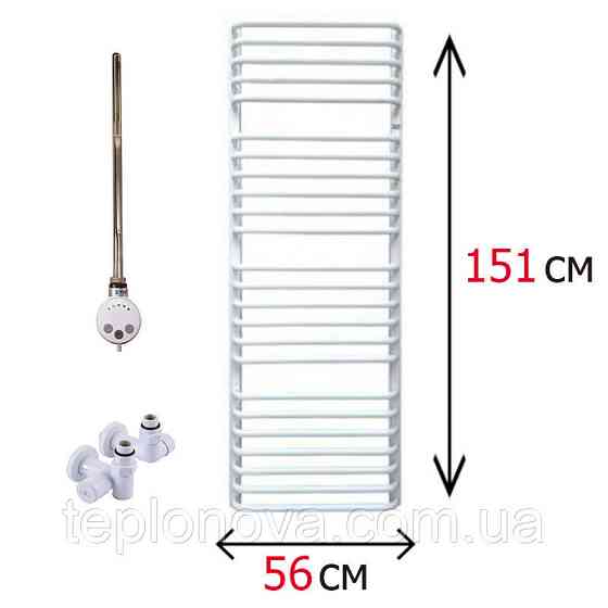 Комбинированный полотенцесушитель 1510х560 Terma Alina Черновцы