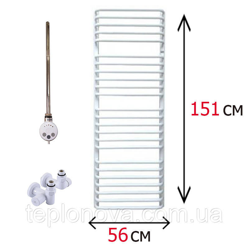 Комбинированный полотенцесушитель 1510х560 Terma Alina Черновцы - изображение 1