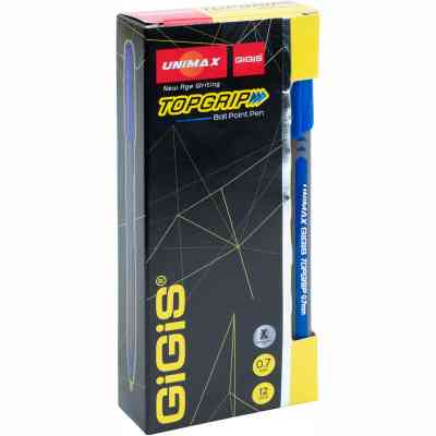Ручка шариковая Unimax Topgrip, синяя (UX-148-02) Винница