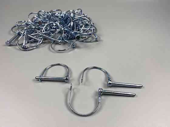 Палець із капелюшком стопорний 6 х 60 + блокувальний чек напівкруг Мукачево