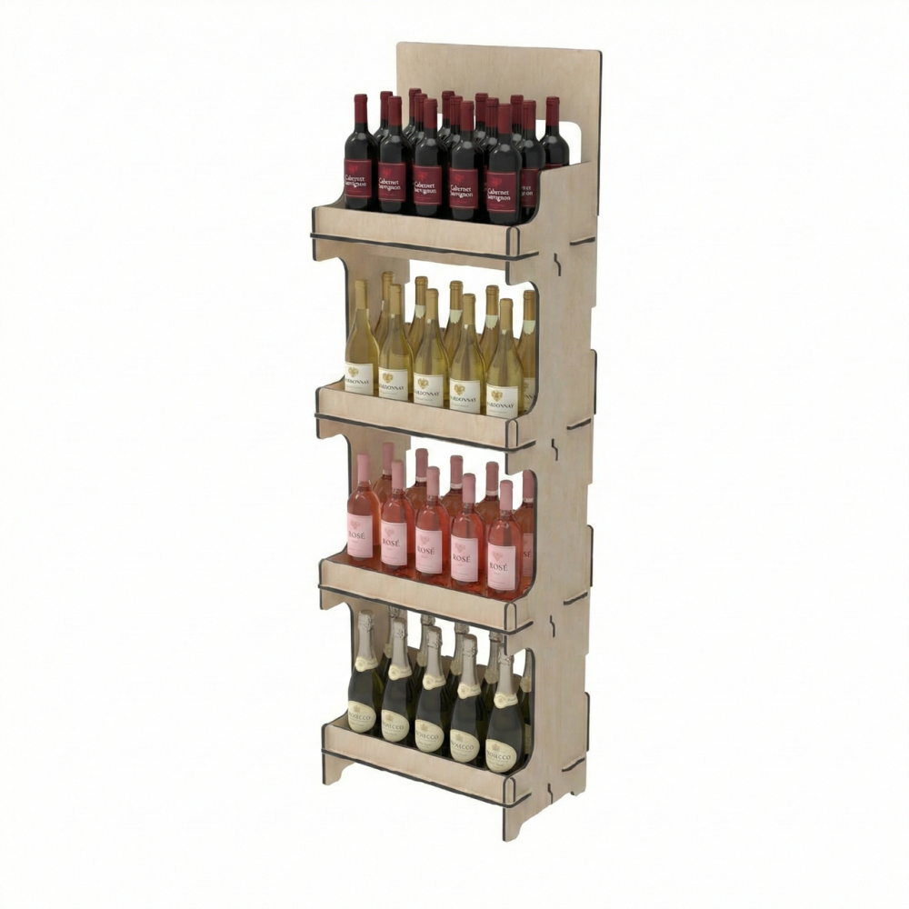 Стеллаж из фанеры EKOSTAR 470х300х1500 Киев - изображение 1