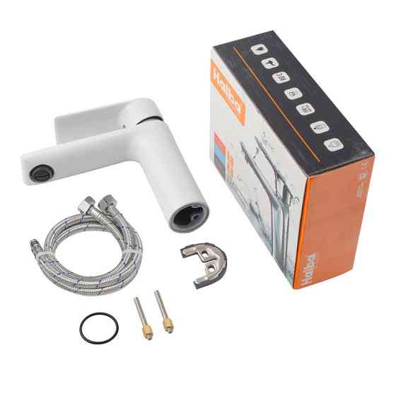 Змішувач для умивальника HAIBA ALEX 001 WHITE-CHROME   ( HB9562 ) 27876 Харьков