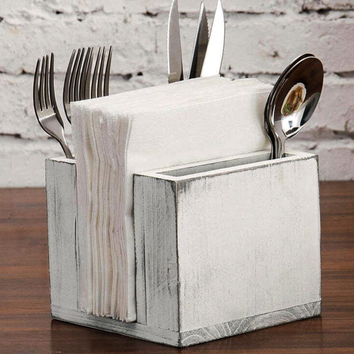 Підставка для столових приладів "Аура" шеббі Миколаїв - фото 1