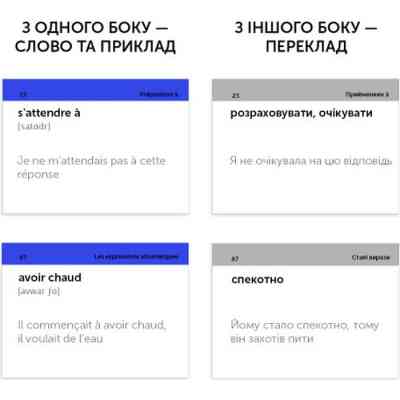 Навчальний набір English Student Картки для французьких фразових дієслів, українська (591225960) Вінниця