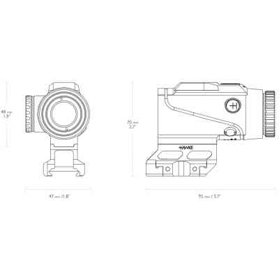 Коліматорний приціл Hawke Prism Sight 4x24 сітка 5,56 BDC Dot (12054) Вінниця