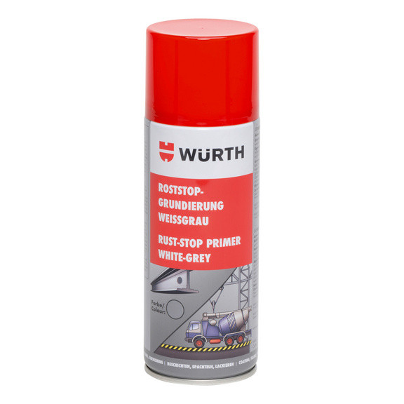 Ґрунтовка епоксидна Wurth Rust-Stop світло-сіра спрей 400мл Львів - фото 1