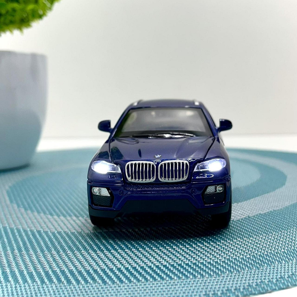 Машина джип Автосвіт BMW x6 металева інерційна 14см Синя (AP-1759) Чернігів - фото 3