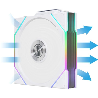 Кулер до корпусу Lian Li Uni Fan TL WIRELESS 120-3, White (G99.12TL1W3W.00) Вінниця - фото 9
