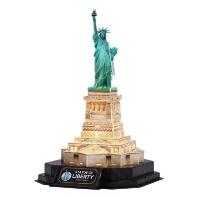 Пазл Cubic Fun тривимірний Статуя Свободи з LED підсвіткою (L536h) Вінниця - фото 2