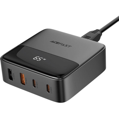 Зарядний пристрій Acefast 4xUSB 65W (2xUSB-C + 2xUSB-A) Gan Z6 Fast Charger (6974316283324) Вінниця - фото 1