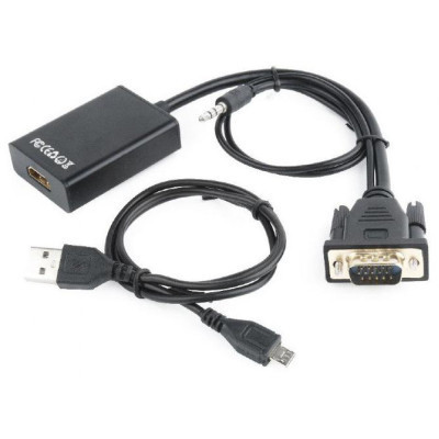 Переходник VGA to HDMI Cablexpert (A-VGA-HDMI-01) Винница - изображение 1