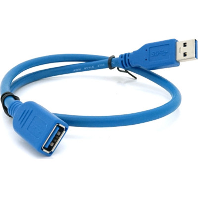 Дата кабель USB 3.0 AM/AF 0.5m blue Voltronic (YT-3.0AM\AF-0.5BL) Винница - изображение 2
