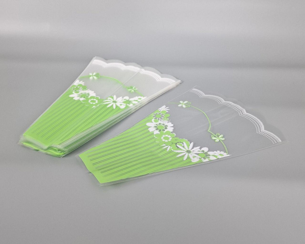 Упаковка конус під квіти h40/10низ/30верх" Лито" салатовий (100 шт) 160 (2) (100 шт) Харків - фото 1