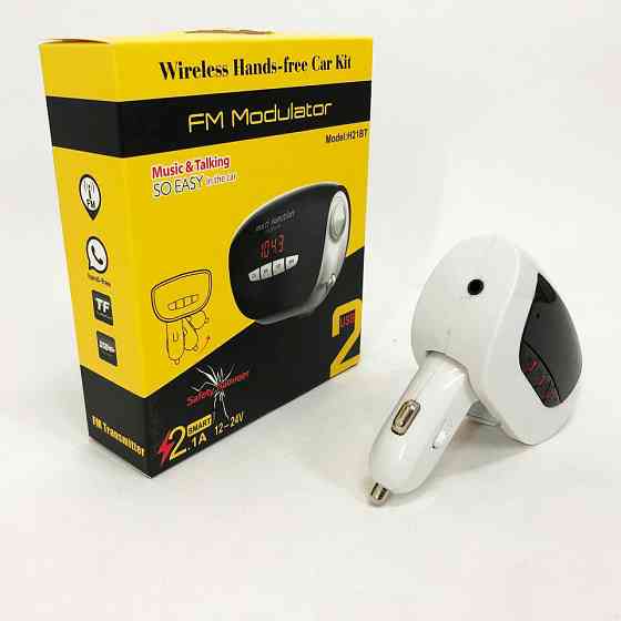 Mp3 bluetooth usb fm модуль MOD. H21 BT, Пристрій для музики в авто, Трансмітер для музики YA-513 в автомобіль Київ