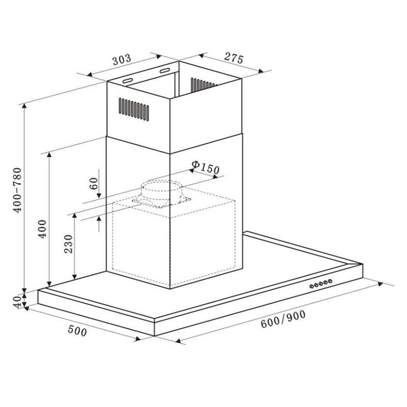 Комплект рециркуляції витяжки Limelight 90 см 620 м3/год 2 фільтри з активованим вугіллям (Німеччина, читати Рівне - фото 6