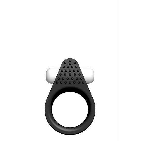 Эрекционное кольцо LIT-UP SILICONE STIMU RING 1, BLACK Sex Aura Киев
