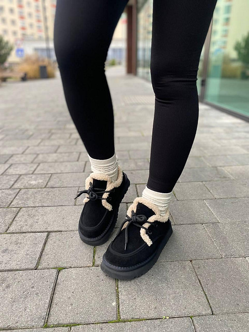 Уги жіночі ITTS 5262-1A чорні (зима, замша натуральна) (6034) 41 Коломыя - изображение 1