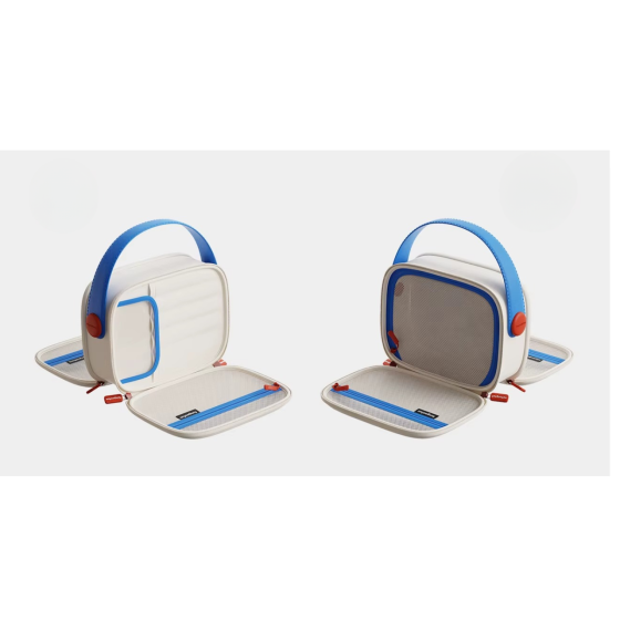 Сумка силіконова косметичка дорожня для аксесуарів у ванну кімнату та душ, EVA водонепроникна, біла Кам'янець-Подільський