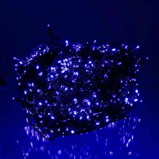 Гірлянда Різдвяна Фея 100 м, 1000 LED, синій провод Київ