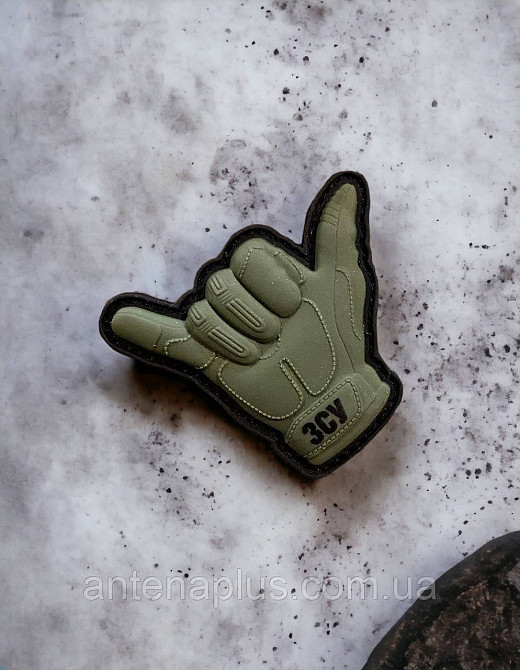 “Shaka” 3D шеврон \ патч олива Киев - изображение 3