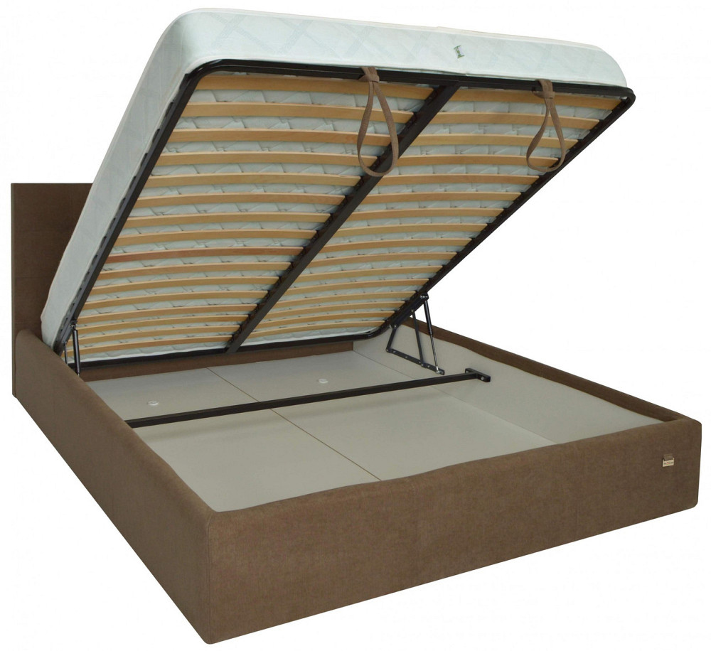 Кровать Chester VIP 140 х 190 см Мисти Brown С дополнительной металлической цельносварной рамой Коричневый Днепр - изображение 6