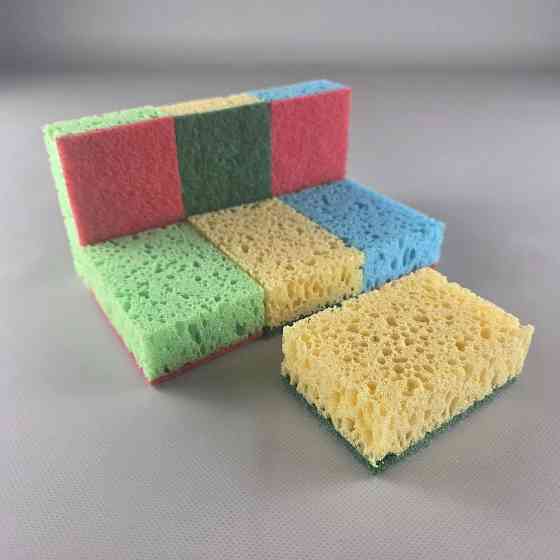 Губка кухонна для посуду 5+2 шт Зоряна (Супер Торба) (1 пачка) Харків