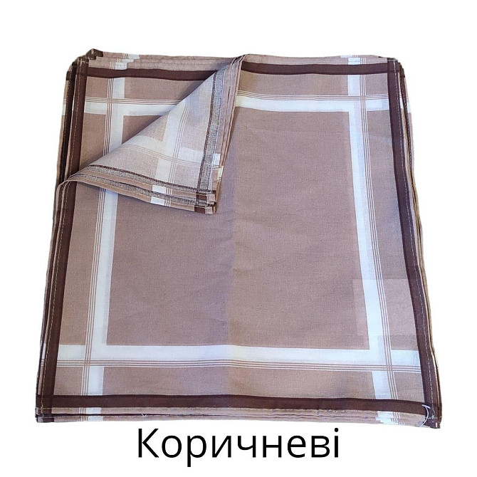 Платок носовой мужской 37×37 молочный Киев - изображение 2