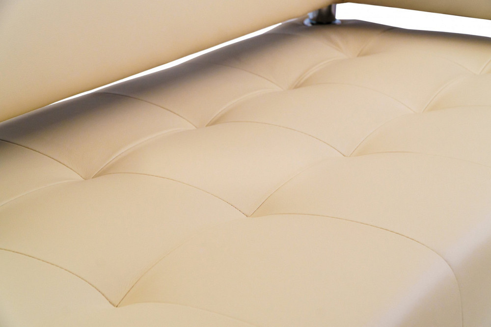 Диван Flay Office двойка со спинкой и подлокотниками 1550х650х750 Бежевый Киев - изображение 4