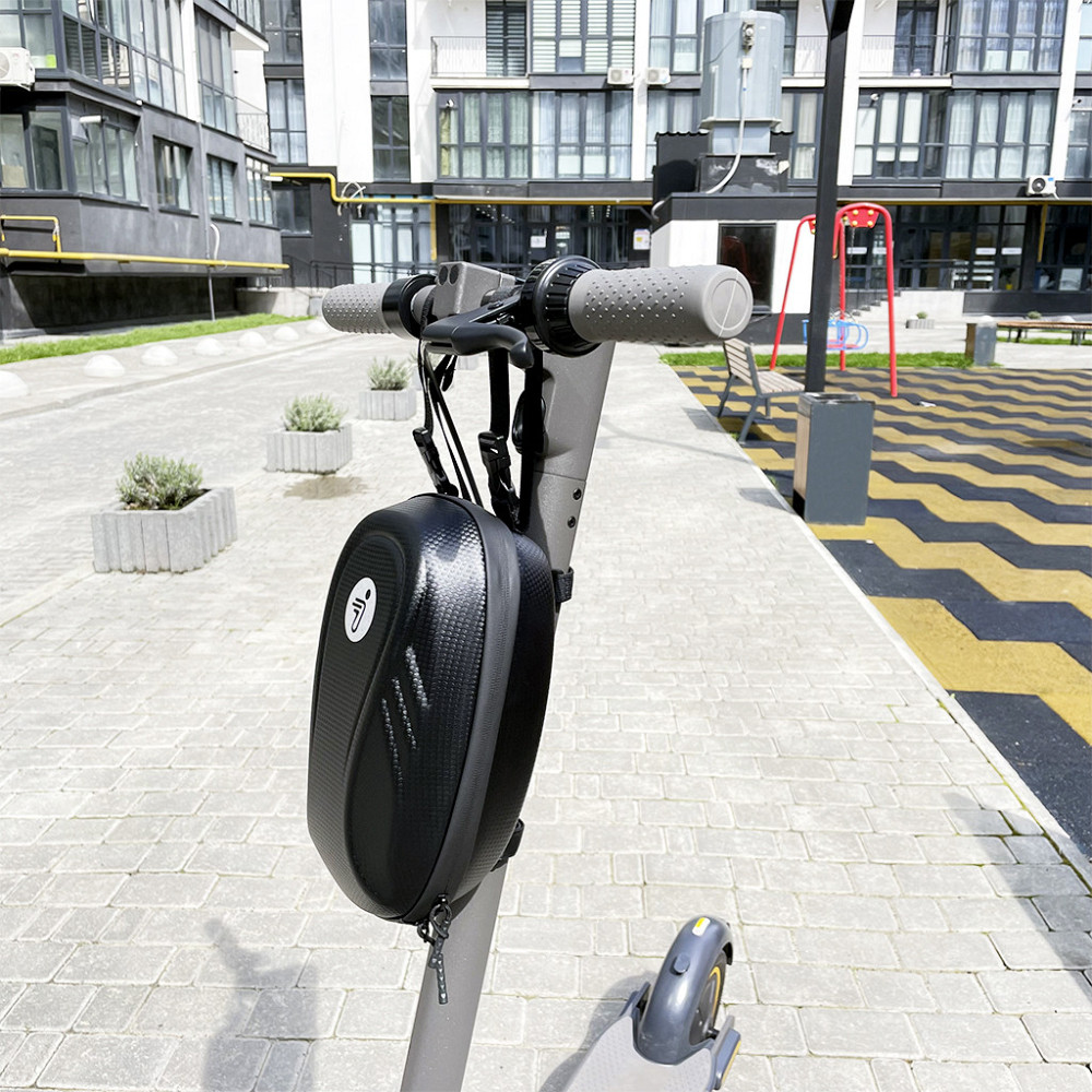 Сумка для електросамоката NINEBOT SEGWAY BLACK фронтальна Київ - фото 7