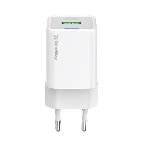 Зарядний пристрій мережевий USB/Type-C 35W білий GaN Mini ColorWay Житомир